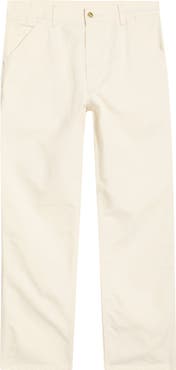 Carhartt Work In Progress Single Knee Organic Cotton Canvas Straight Leg Pants