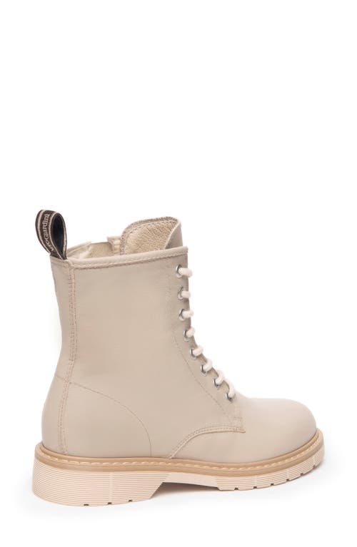 Nerogiardini Clean Calfskin Combat Booties In Sand