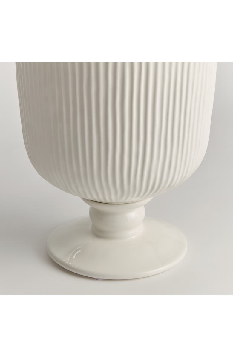 Napa Home & Garden Sinclair Footed Urn 11", Alternate, color, White