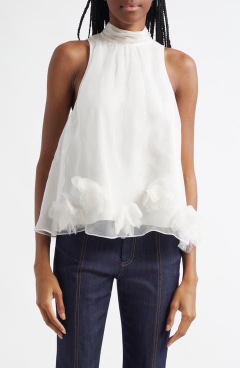 Deanna Silk Sleeveless Top