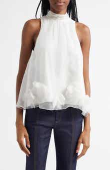 Cinq à Sept Deanna Silk Sleeveless Top