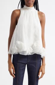 Cinq à Sept Deanna Silk Sleeveless Top