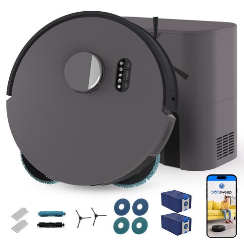 BOBSWEEP Dustin Combo Robot Vacuum & DualSpin Mop in Twilight at Nordstrom