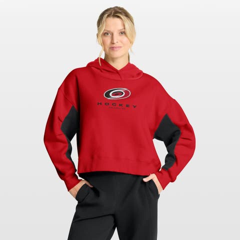 Women
s Fanatics Red Carolina Hurricanes Back Check Boxy Hoodie