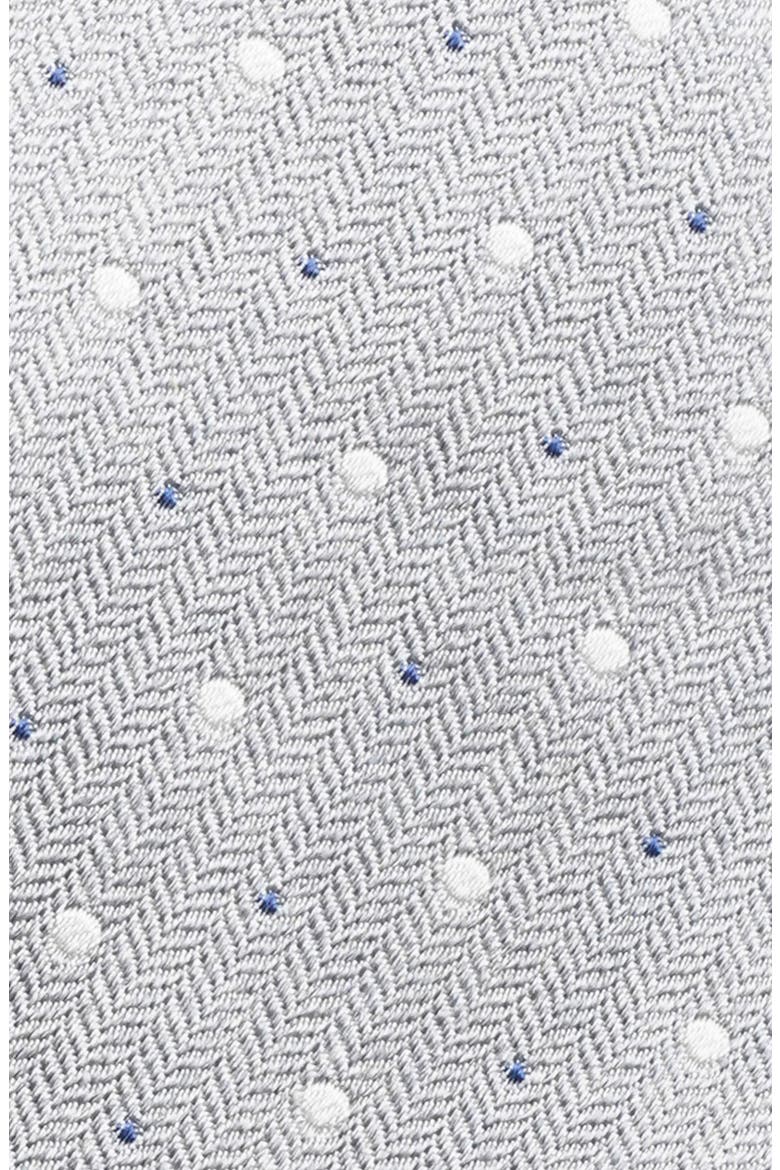 Chesterfield Neat Dot Silk Tie, Alternate, color, GREY