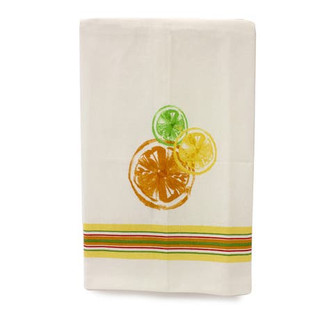 Vitamin Sea Print 100% Cotton Tea Towel