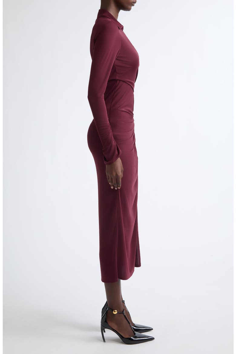 Fabia Long Sleeve Dress, Alternate, color, BLACK CHERRY