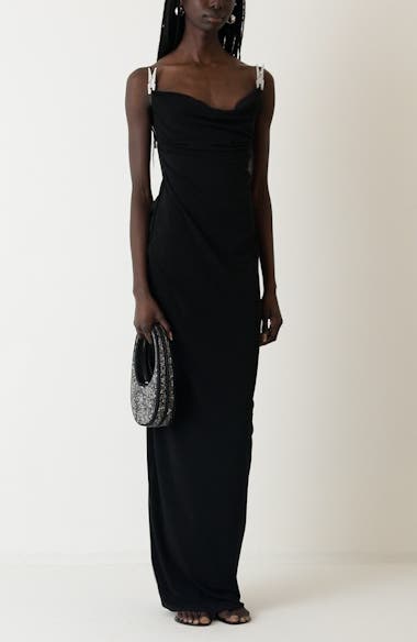 ワンピース Coperni 'Washing Clip Gala' dress Coperni Washing Clip Gala Stretch Jersey Gown | Nordstrom
