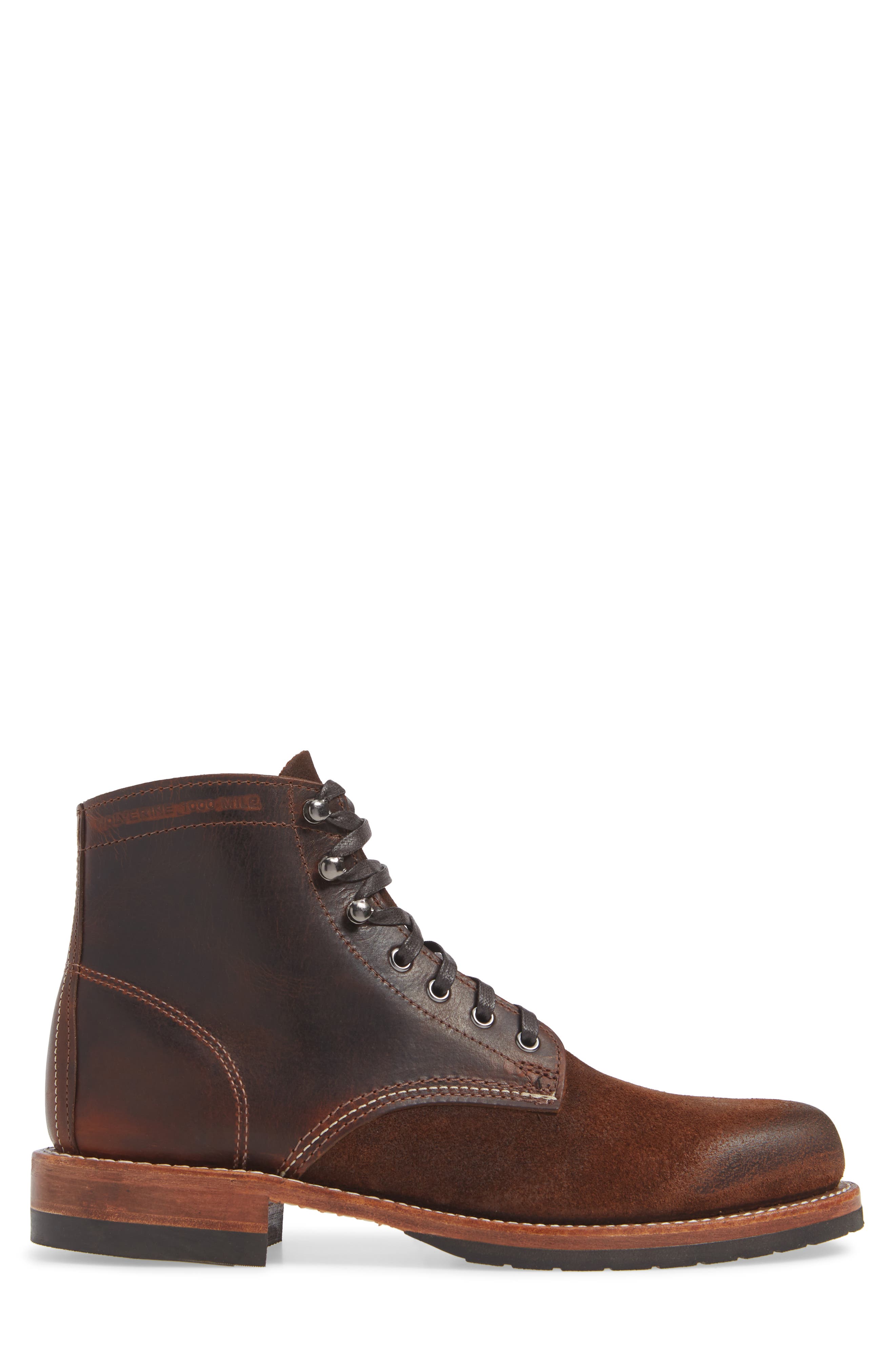 Wolverine 1000 Mile Evans Plain Toe Boot, Alternate, color, 