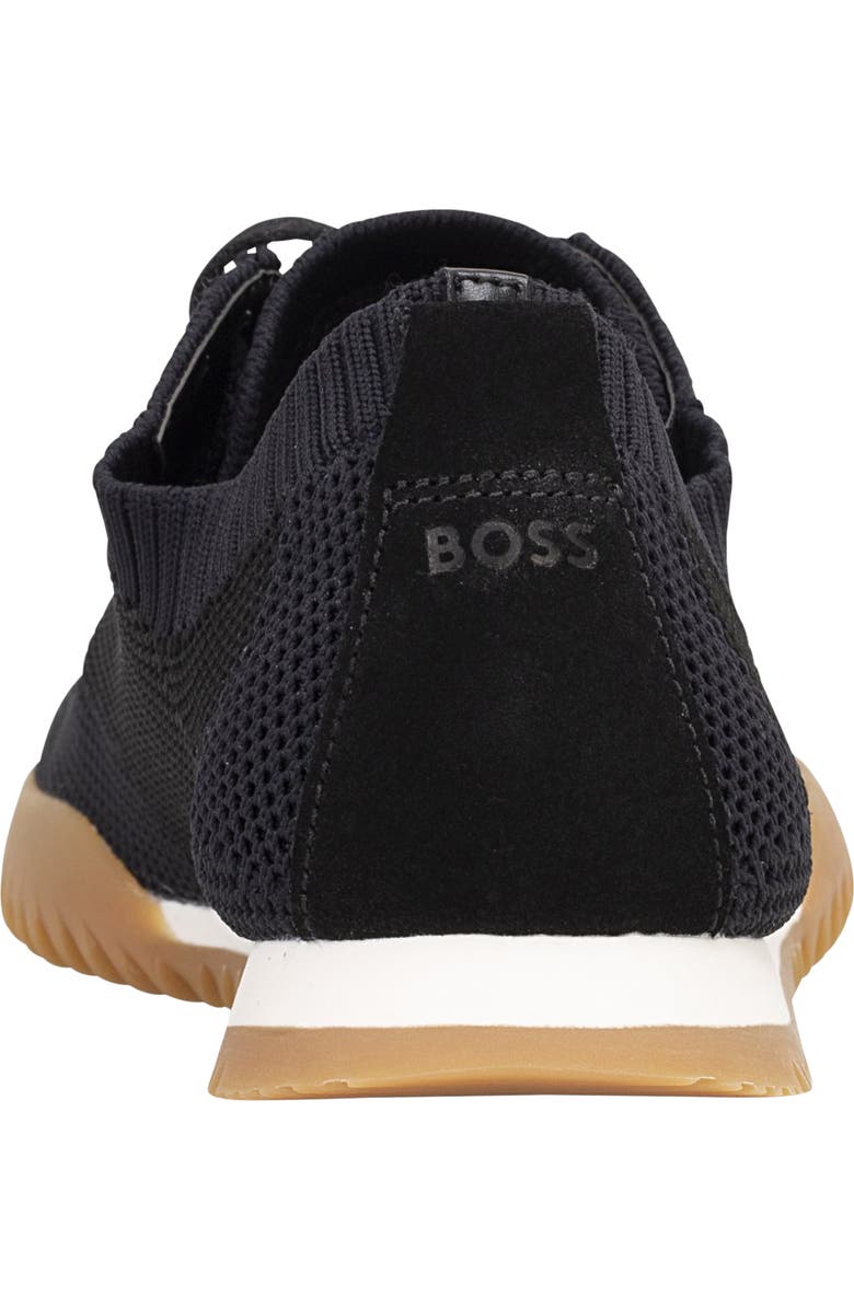 BOSS Carlynn Knit Sneaker, Alternate, color, Black