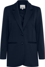 ICHI Oversize Notch Lapel Blazer