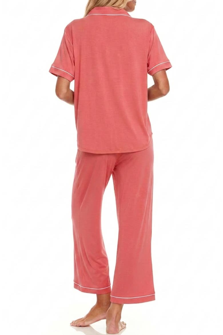 Annie Matching Pajama Set, Alternate, color, BRICK