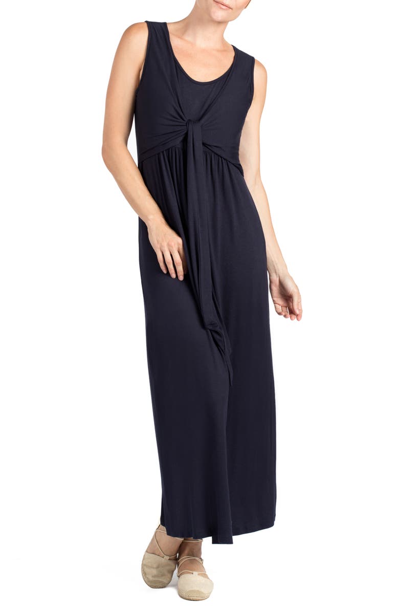 Savi Mom Modesto Maternity/Nursing Maxi Dress, Main, color, 