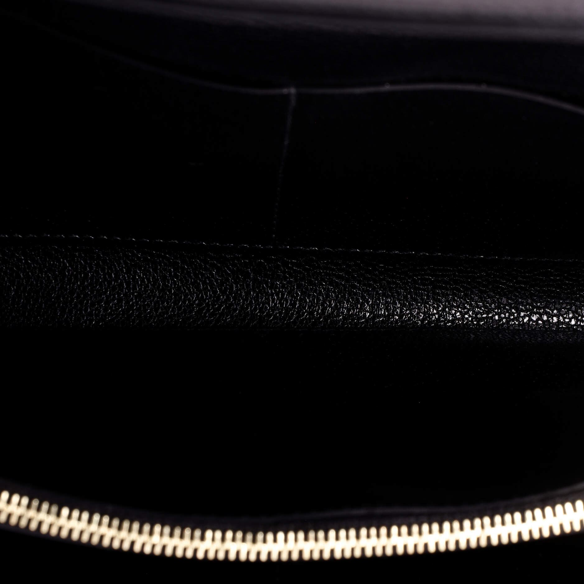 Pre-Owned Hermes Kelly To Go Wallet Chevre Mysore, Alternate, color, Noir