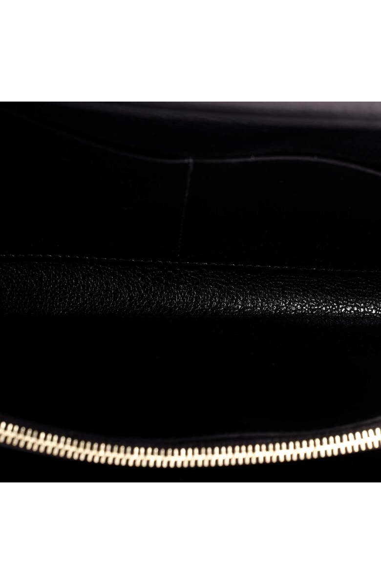 Pre-Owned Hermes Kelly To Go Wallet Chevre Mysore, Alternate, color, Noir