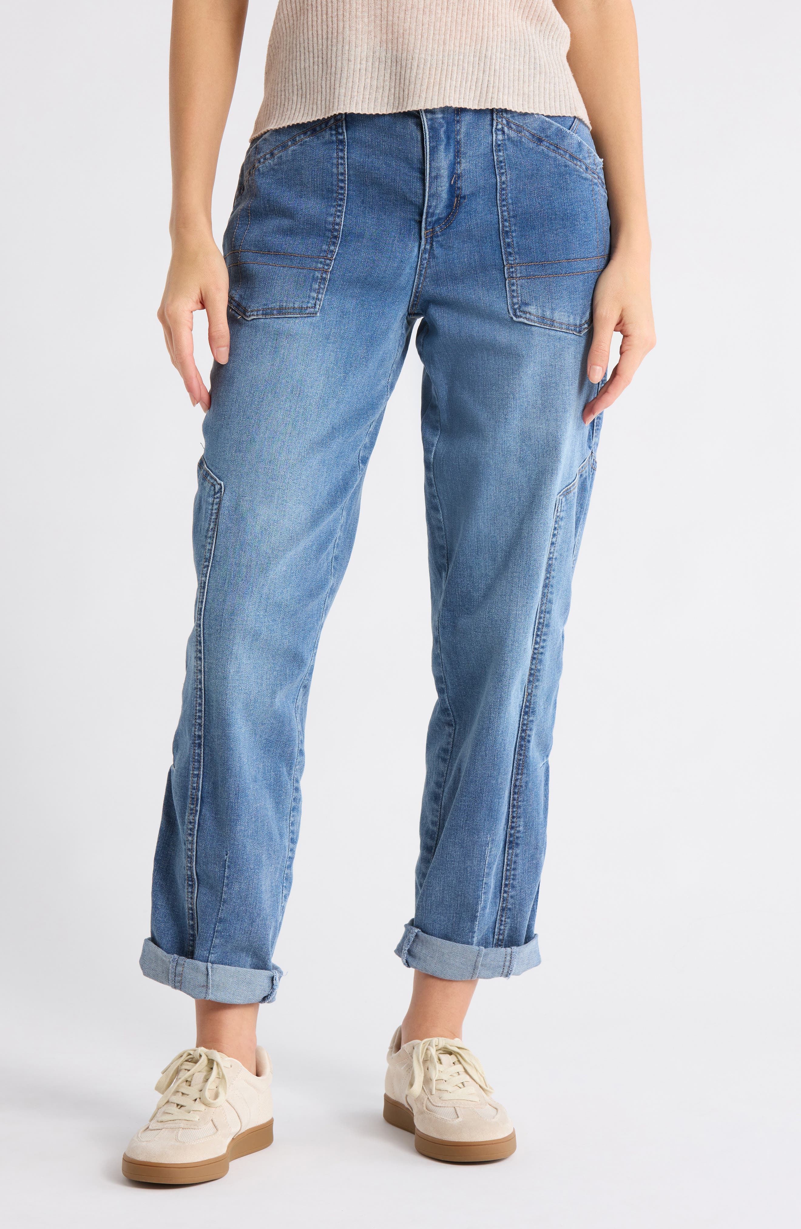 Democracy Taper Straight Leg Jeans