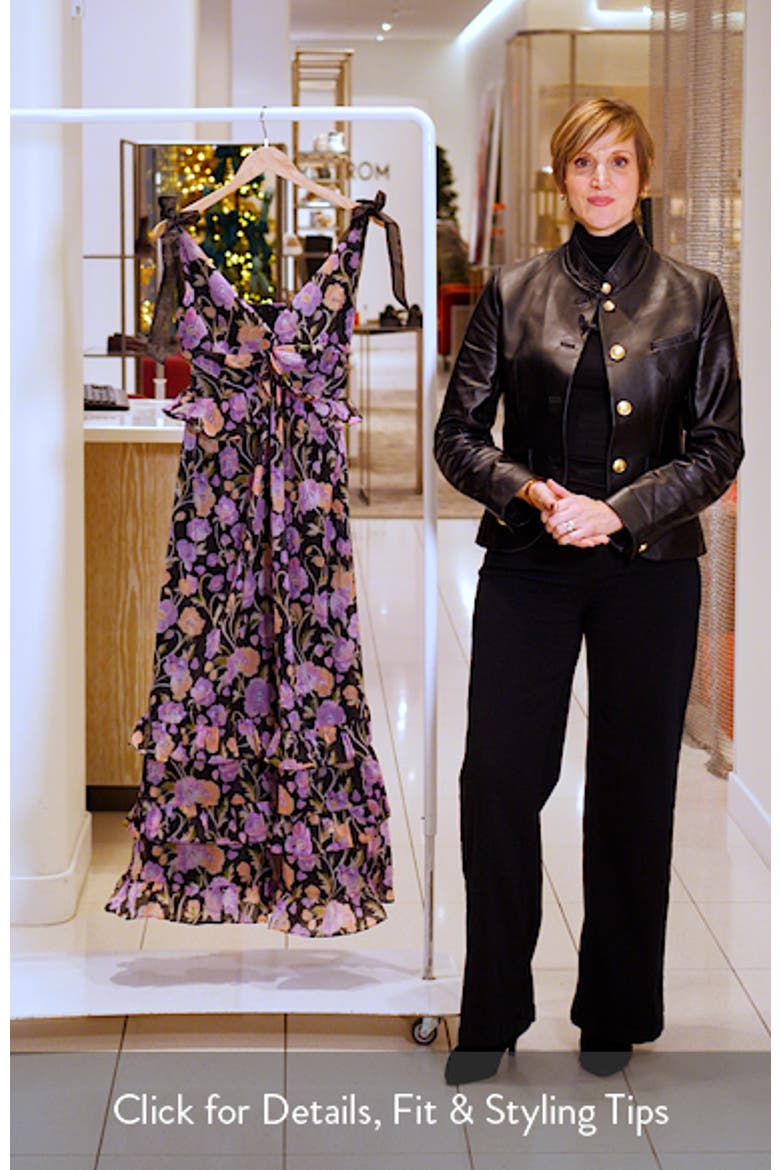 Becca Floral Tiered Dress video