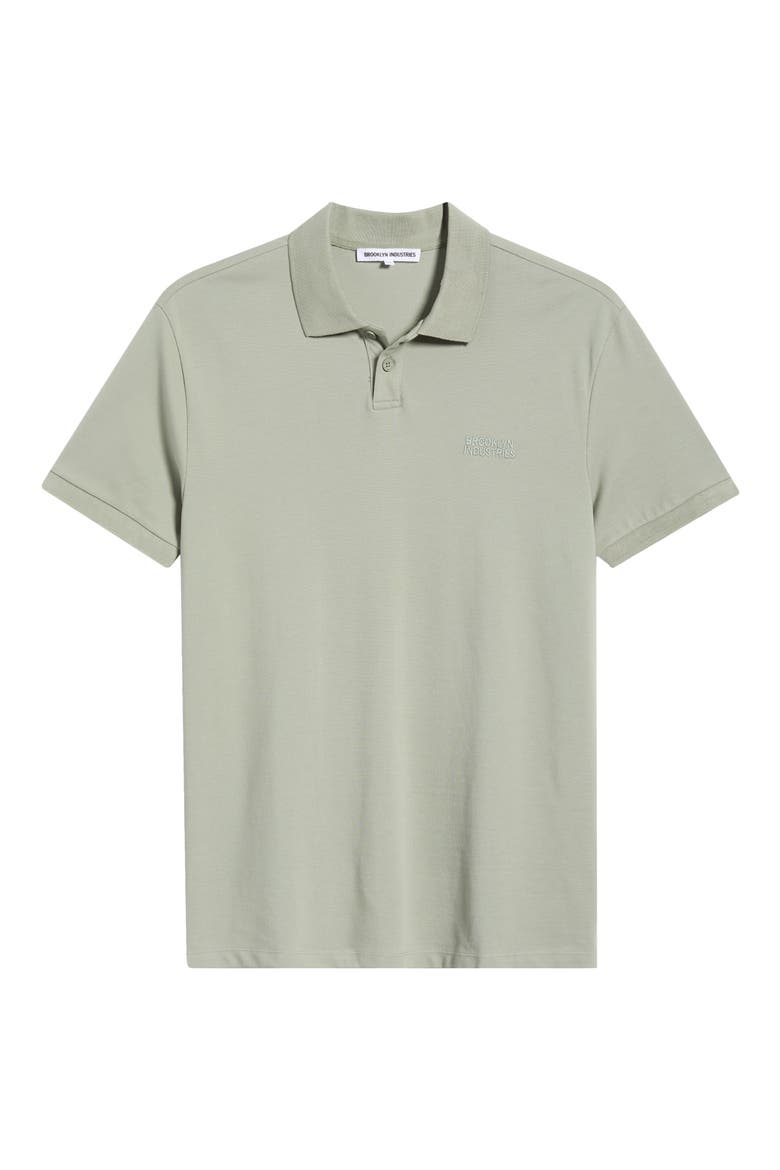 Solid Cotton Polo, Alternate, color, SHADOW