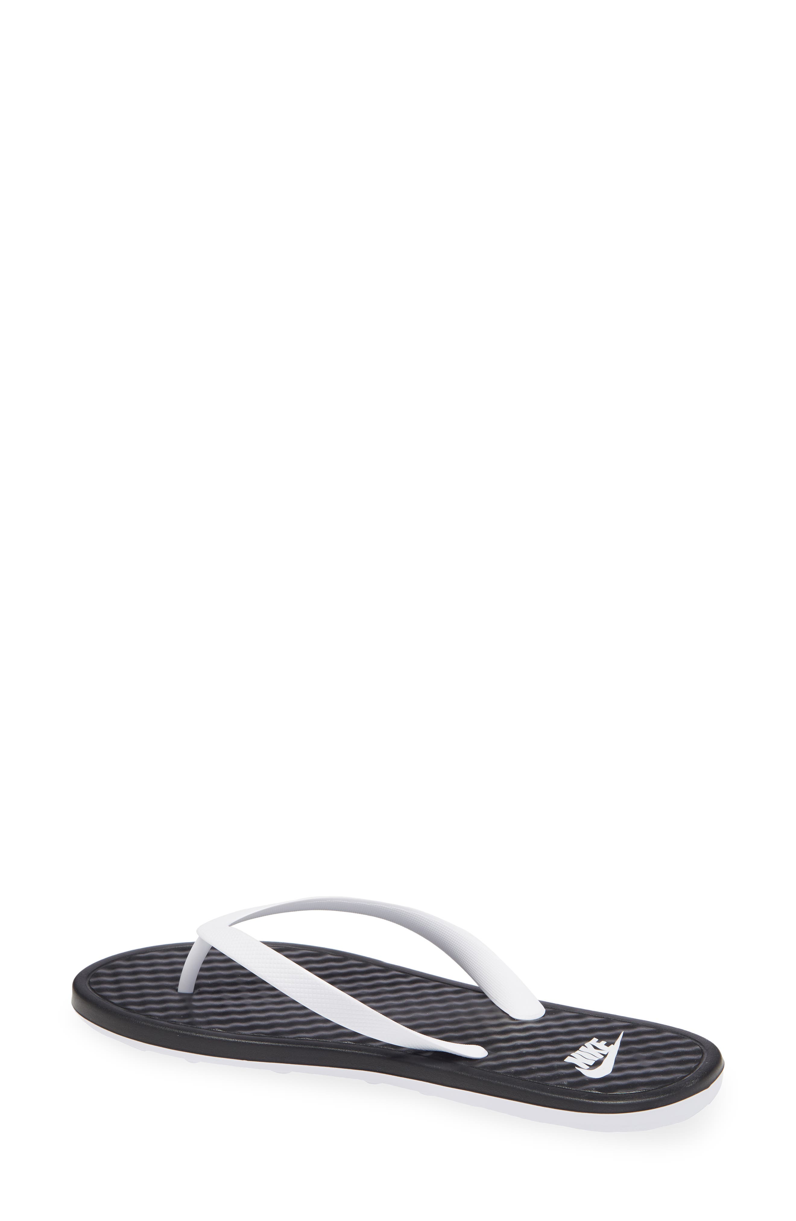 Nike On Deck Flip Flop, Alternate, color, Black/ White