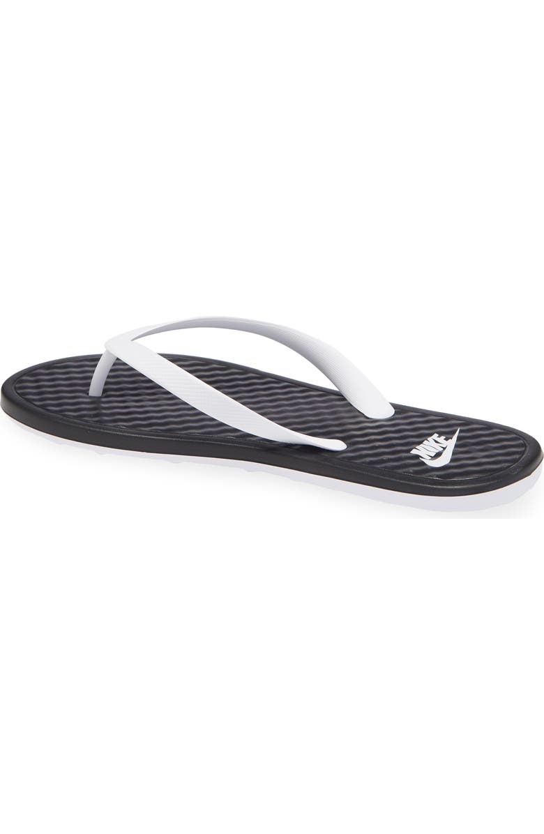 Nike On Deck Flip Flop, Alternate, color, Black/ White