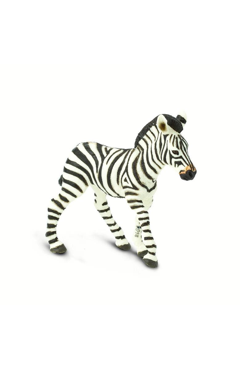 Safari Ltd. Zebra Foal Kids Toy Figure, Alternate, color, NO COLOR