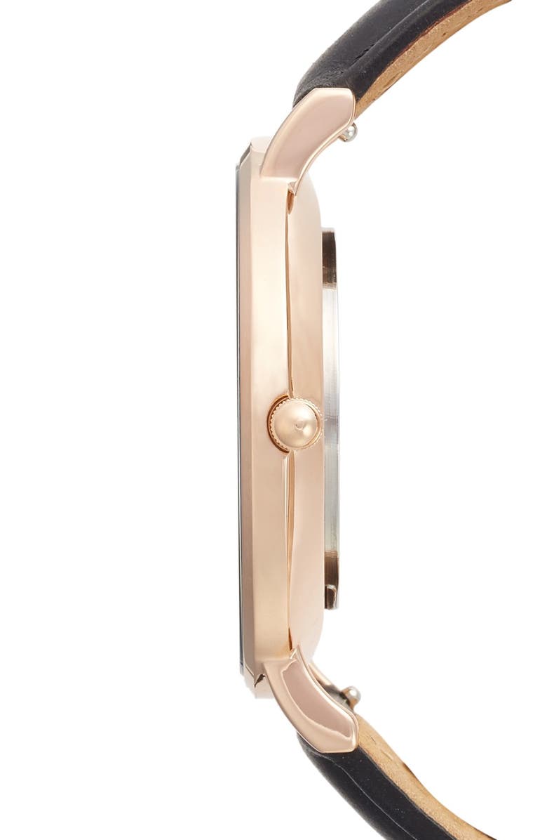 CLUSE La Bohème Leather Strap Watch, 38mm, Alternate, color,