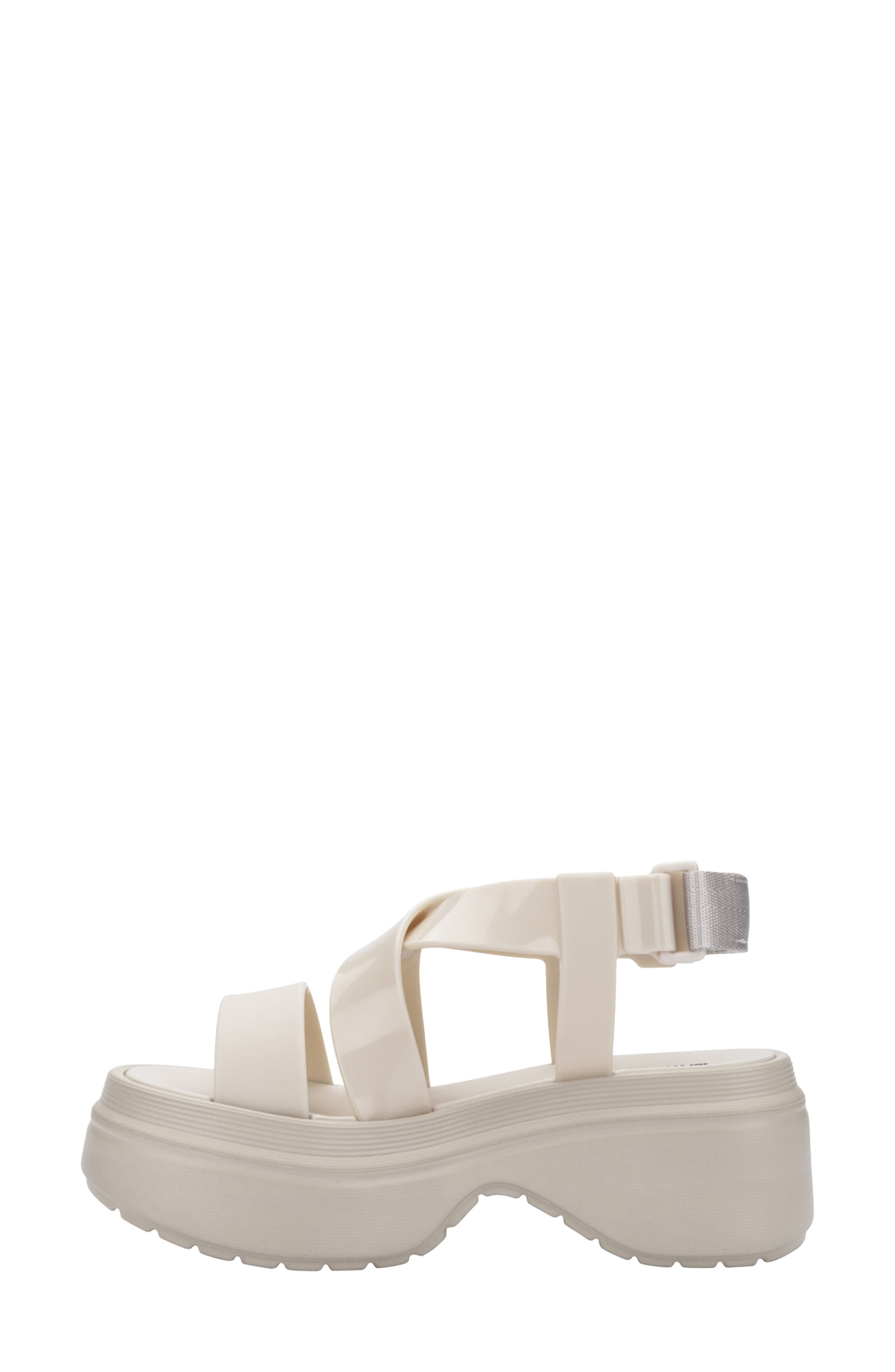 Stand Platform Sandal, Alternate, color, BEIGE