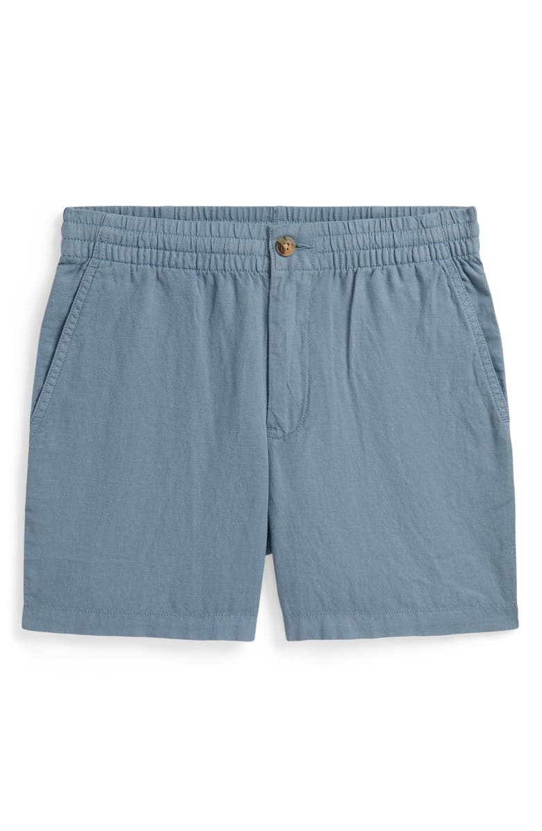 Polo Ralph Lauren Kids' Cotton & Linen Shorts, Main, color, Vessel Blue