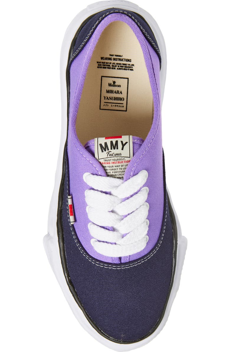 Maison MIHARA YASUHIRO Baker Original Sole Canvas Sneaker, Alternate, color, Nav/Pur