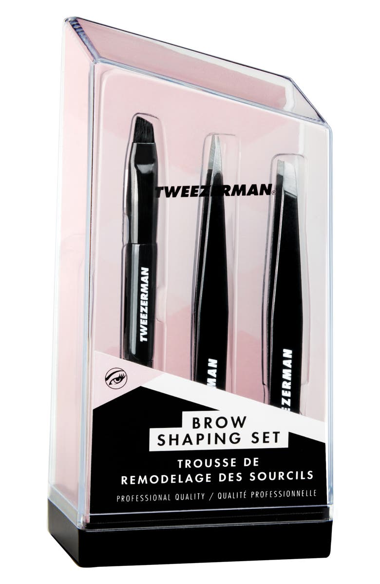 TWEEZERMAN Travel Size Brow Shaping Set, Alternate, color, 