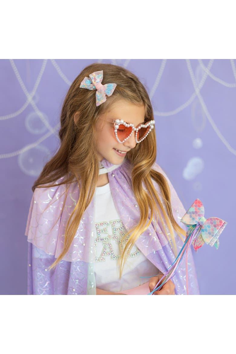 Mermaid Pearl Cape, Alternate, color, Multi