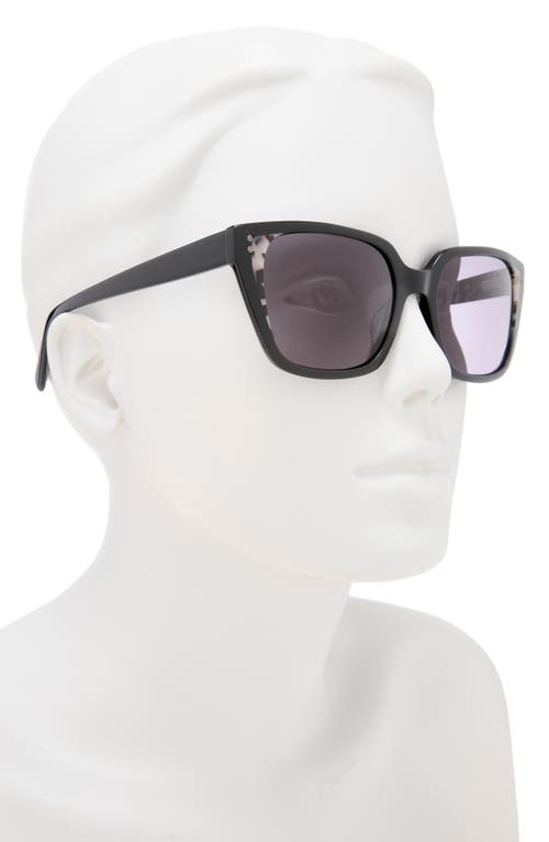 Ted Baker 54mm Gradient Square Sunglasses In Black
