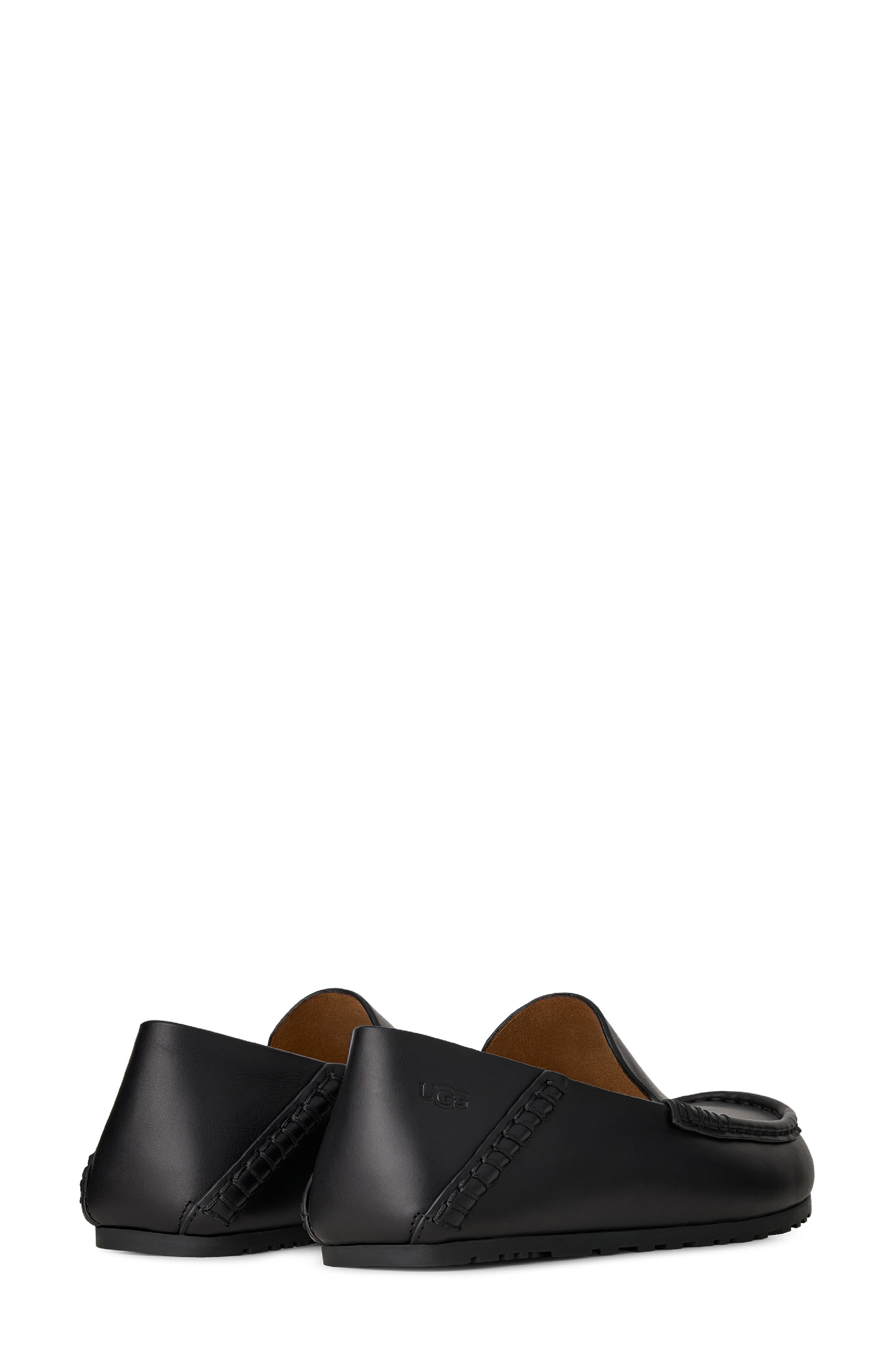 Eldrie Leather Loafer, Alternate, color, BLACK LEATHER