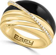 EFFY Onyx & Diamond Ring