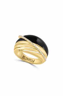 EFFY Onyx & Diamond Ring