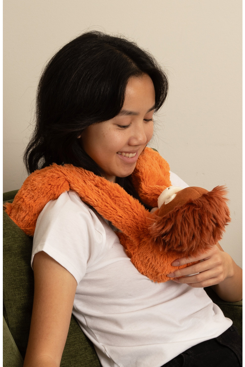 Ollie the Orangutan Stuffed Animal, Alternate, color, Orange