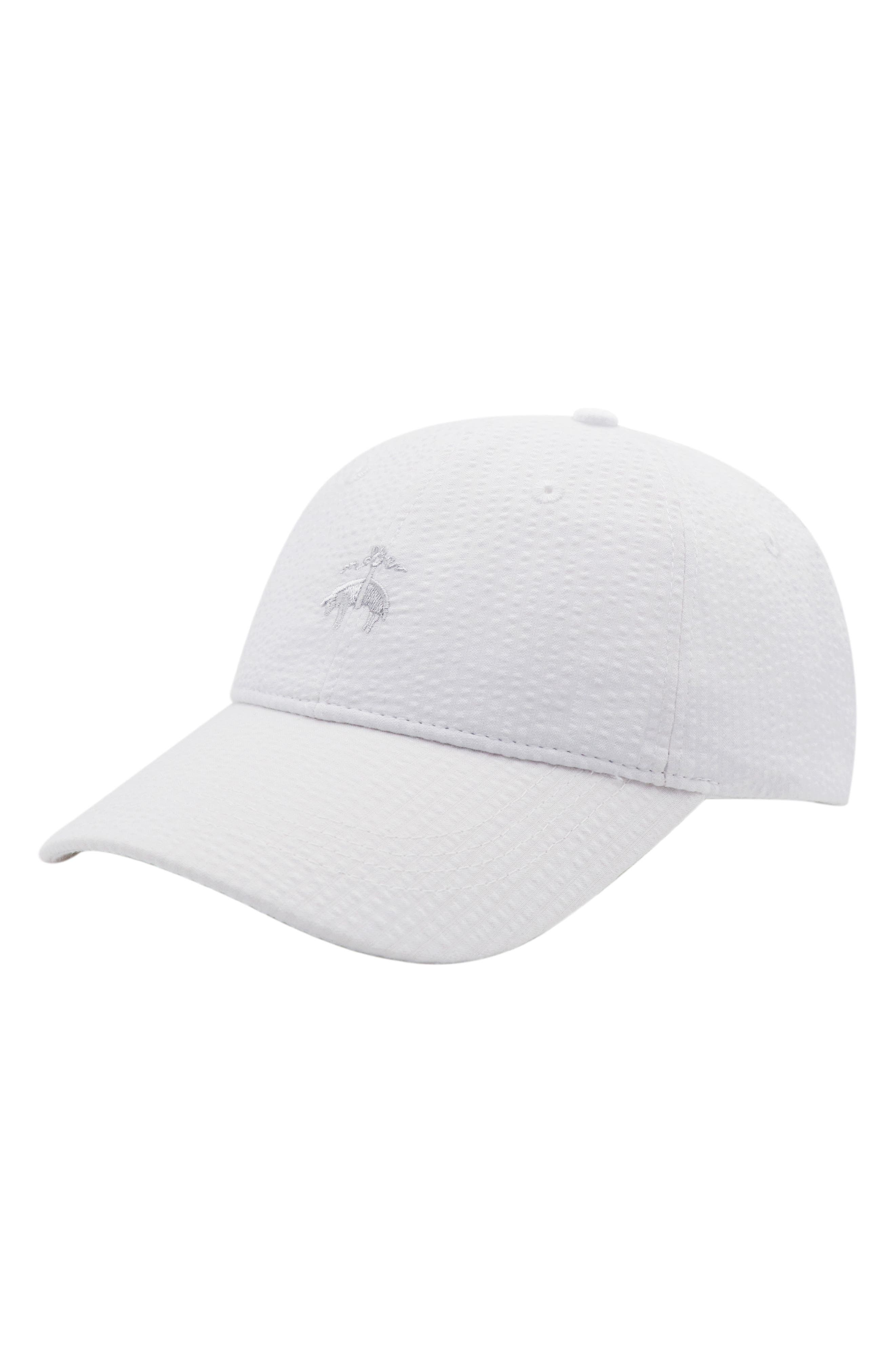 Brooks Brothers Seersucker Baseball Cap