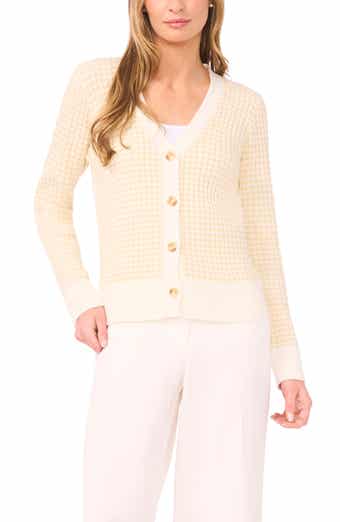 Stripe V-Neck Cardigan