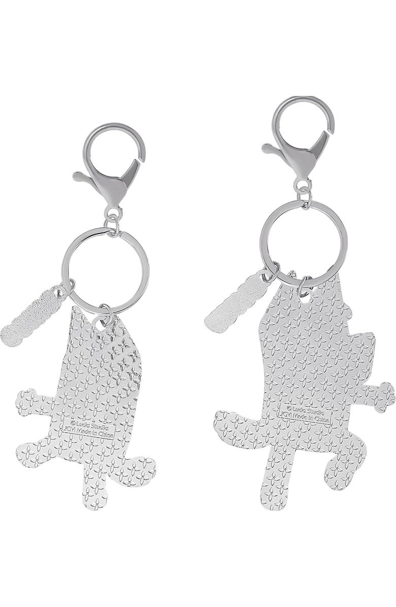BLUEY and Bingo Enamel Charm Keychains, 2 Pack Set, Alternate, color,
