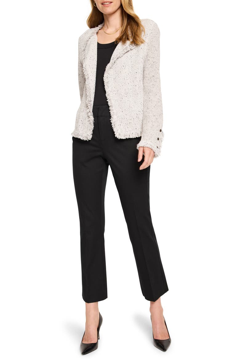 Plaza Ankle Demi Bootcut Pants, Alternate, color, BLACK ONYX