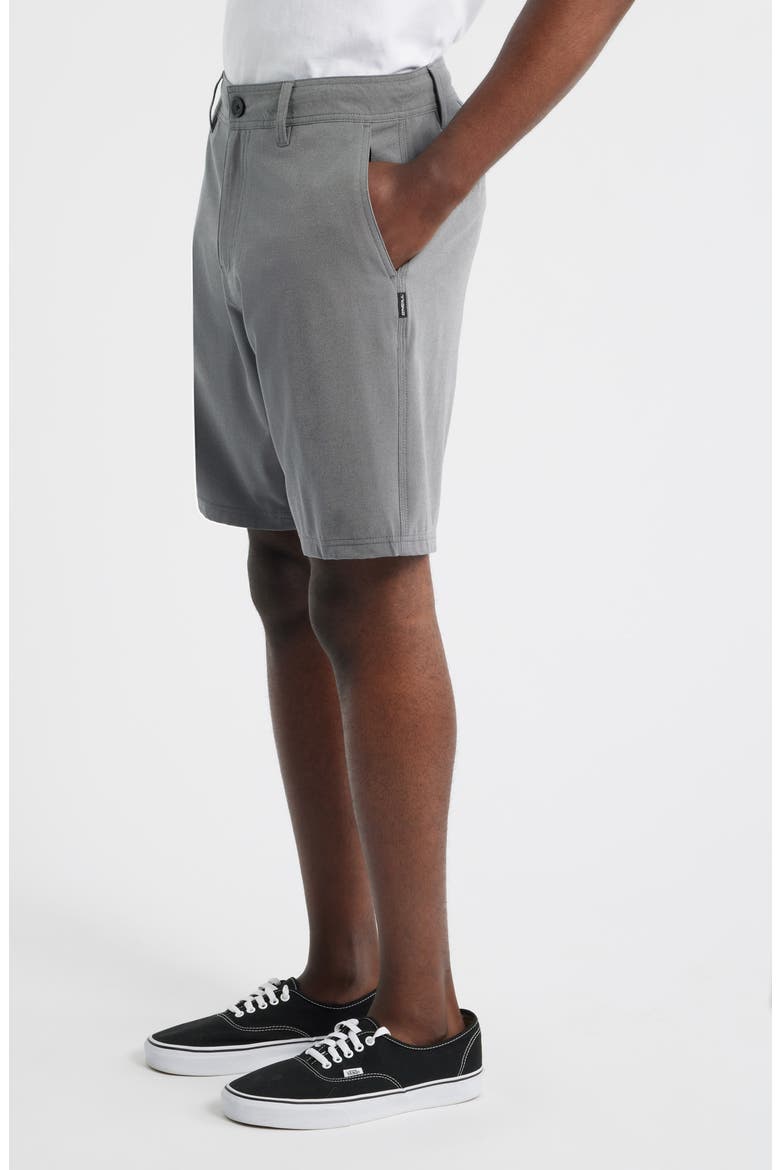 Reserve Light Check 19-Inch Water Resistant Hybrid Shorts, Alternate, color, DARK SHADOW