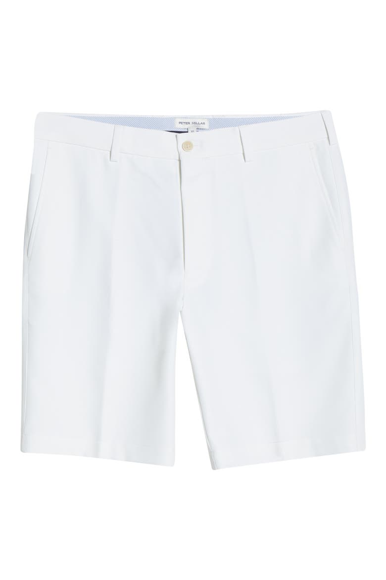 Salem 9-Inch High Drape Performance Shorts, Alternate, color, WHITE