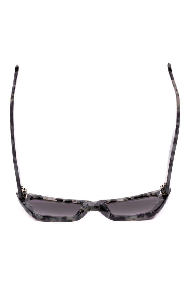 Wonderland 54mm Polarized Cat Eye Sunglasses, Alternate, color, BLACK