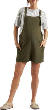 Ripe Maternity Terry Linen Playsuit