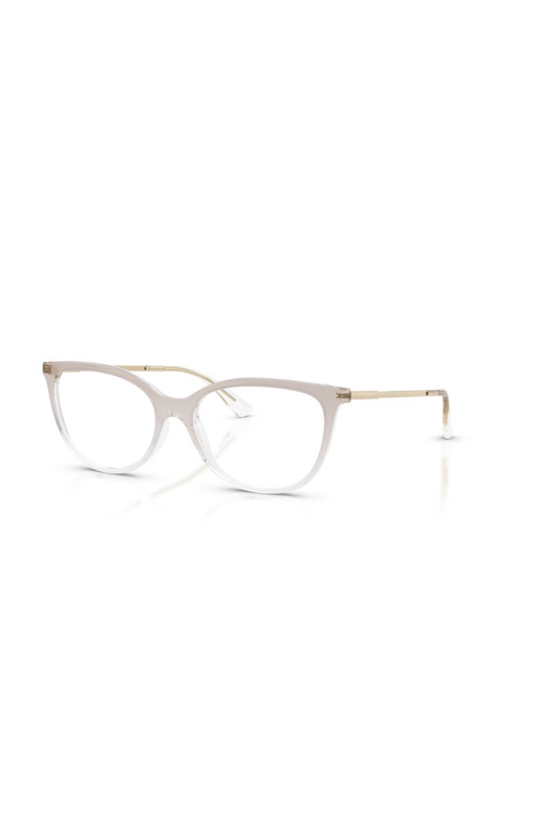 Vogue Eyewear 52mm Oval optical glasses, Main, color, Brown