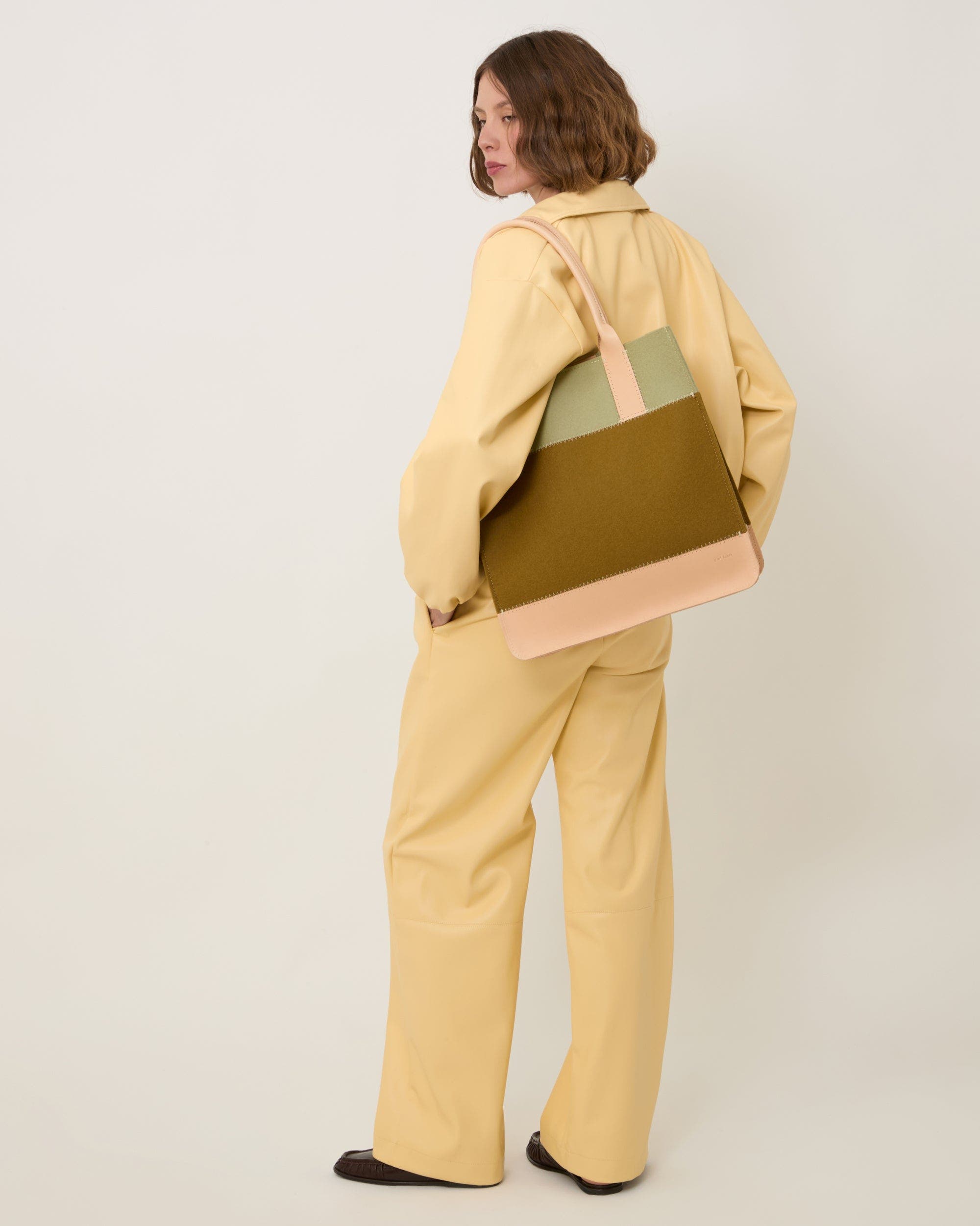 Graf Lantz Jaunt Merino Wool Tote, Alternate, color, Brine / Dew