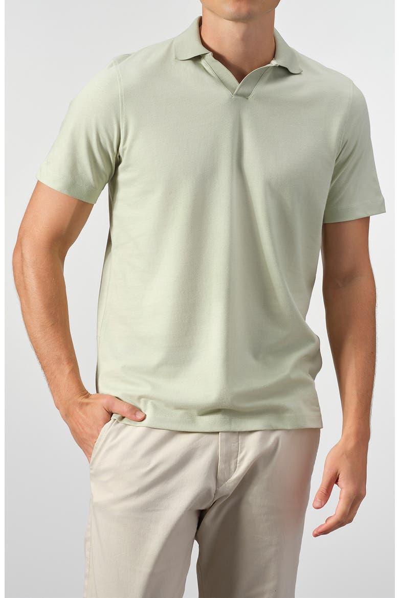 Cotton Knit Polo, Alternate, color, MINT