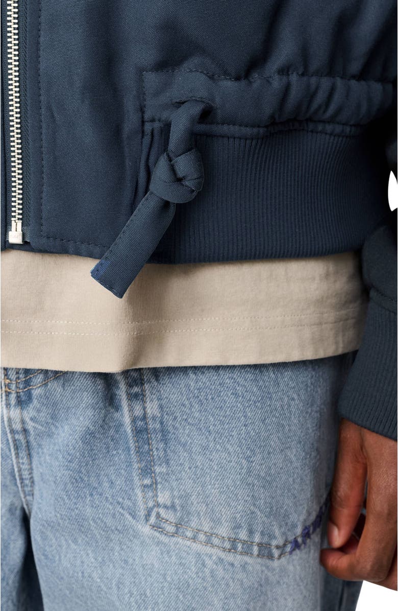 Axel Arigato Archer Bomber Jacket, Alternate, color, Navy