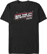 Star Wars Men's Star Wars May The Fourth 2026 Red Logo  Graphic T-Shirt