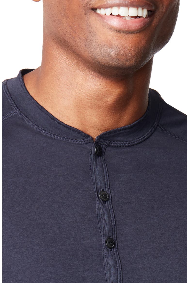Slubbed Henley, Alternate, color, SKY CAPTAIN